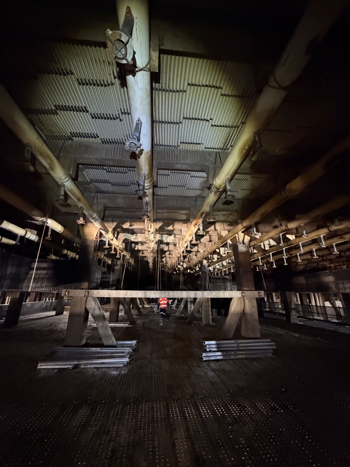 Interior of the Mount Piper cooling tower